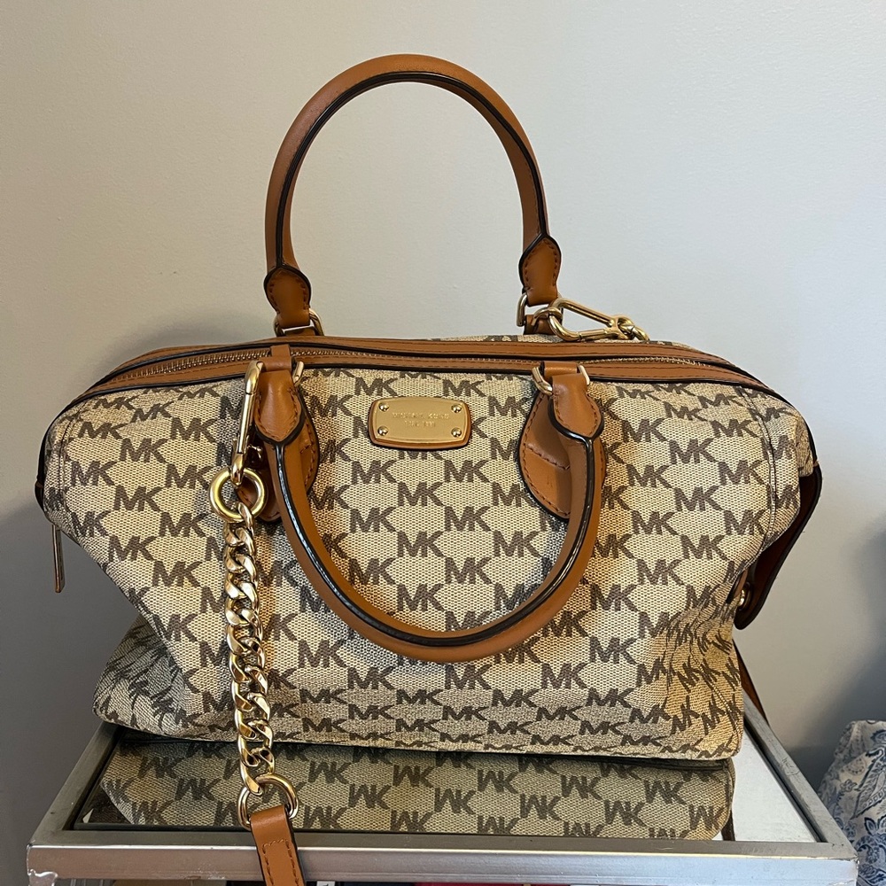 Michael Kors duffle style purse